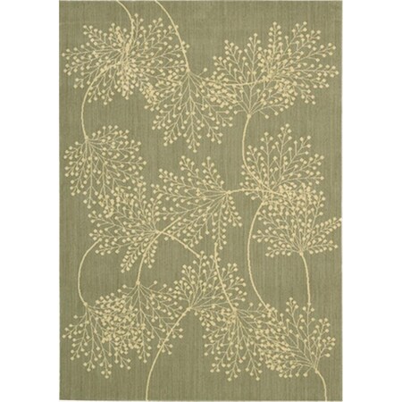 Nourison Capri Area Rug Collection Sage 3 Ft 6 In. X 5 Ft 6 In. Rectangle 99446019998